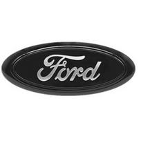 Metalinės priekinės grotelės, galinės bagažinės emblemos lipdukai Ford Focus Mondeo Ranger, 3D automobilio logotipas, ženklelis, vandeniui atsparūs automobilio stiliaus priedai 17.5 x 7.4cm black