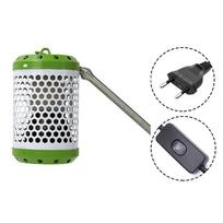 Metal Chew-Proof Wire Ceramic Heating Lamp Anti-Bite Bird Cage Heater Bird Warmer  Winter EU-Key Switch