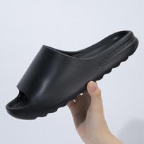 Summer Beach Ourdoor Men Slippers Women Slides Outdoor Indoor Eva Soft Flip Flops Male Thick Serrated Sole Anti -Slip Shoes 40-41 juoda