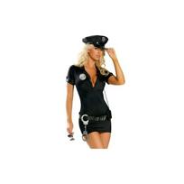 Moterų Helovino Kostiumas Cosplay Policininko Aprangos Rinkinys L black