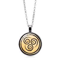 Avatar Airbender Time Jewelry Retro Pendant Necklace 50cm(Necklace Size) beige