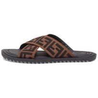 FENDI Slides 'Brown' Men's 7X1222A63TF1425 EU 43 black