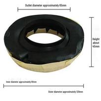 TLXT Universal Thickened Toilet Flange Seal black
