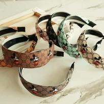 Bandana Hairband Headband Paisley Turban Twist Rurumi Camel gray