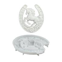 Wall Decors Resin Mold,Wall Art Silicone Mold for Epoxy Resin Casting,Home Decors Wall Mount Decors Horseshoe Resin Molds 1 white
