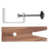 Jewelers Bench Pin Clamp Wooden Workbench Jewelers Making Processing Tools brown
