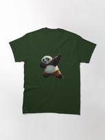 Kung Fu Panda Kung Fu Panda - Martial Arts Adventure Art Classic T-Shirt M miško žalia spalva