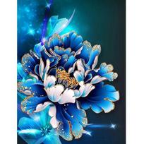 5D Round Diy Diamond Painting Cross Stitch Mosaic Diamond Embroidery Landscape Animals Rhinestone Mosaic Gift Home Decoration 40x50CM