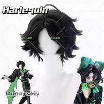 Dream ZS*Originalus Freak Circus Pierrot Raudona Juoda Gothic Lolita Suknelė Helovino Kostiumas Anime Žaidimas Klounas Jesteris Pasiruošimo Drabužis Tamsus L black