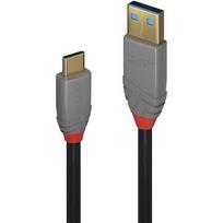 Lindy 3M USB 3.2  TYP A AN C KABEL 10GBIT/S ANTHRA LINE 36919
