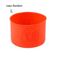 Non Stick Kitchen Silicone Microwave Oven Easter Baking Pan Cake Mold Cake Barrel Bread Pan CDN L red
