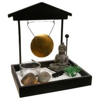 Zen Garden with Buddha Figure 12X15