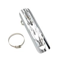High Temperature Resistant Pipe Heat Shield Cover Universal Moto Accessories  Motorcycle Style 4 gray