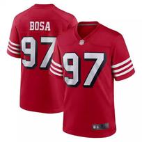 San Francisco 49ers 97 Bosa Mens Football Jersey Various Colors S M L XL 2XL 3XL XL