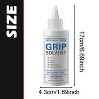 Complete Golf Grip Kit Convenient Fast 150ml Tape Solvent gray