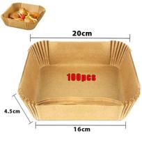 Xiaomi 50/100Pcs Air Fryer Disposable Paper Non-Stick Airfryer Baking Papers Round Air-Fryer Paper Liners Paper Kitchen Accessories