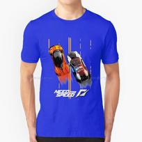 Need For Speed T Shirt  Cotton Tee Cars Nfs Hot Pursuit Need For Speed Most Wanted Need For Speed Prostreet Nfsmw Nfs Heat 3XL blue