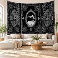 Bride of Frankenstein Wall Tapestry Home Decor Hanging Cloth Art Background Tapestry for Bedroom 130cmx150cm