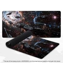 Space War Battleship Large Gaming Mouse Pad XXL Galaxy Starry Sky Desk Mat Non-Slip Rubber Keyboard Mat PC Gamer Office Desk Pad 600x300x2mm
