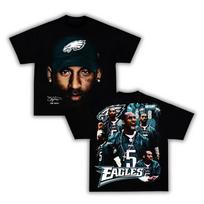 Eagles Fan Kobe Boxy Vintage Boxy Tee Shirt oversized t-shirt streetwear y2k Unisex T-Shirt XXXXL gray