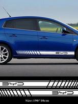 2pcs Car body Sticker Vinyl Decal For BYD Atto 3 EV Yuan Plus Song Plus Dmi Dolphin Seal Tang Han Qin F3 E6 Act balta