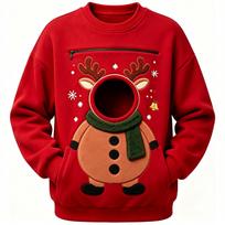 Pet Dog Sweatshirt with Pocket, Long Sleeve Unisex Loose Fit Warm Pet Clothes for Small Dogs and Cats S arbūzo raudonos spalvos