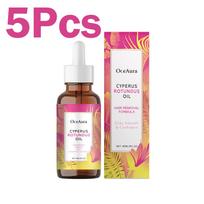 Cyperus Rotundus Oil Body Hair Remover Armpit Leg Arm Reduces Hair Growth Moisturizes Gentle Care Essential Oil for Smooth Skin 5 x 60ml Boxed