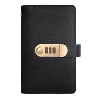 Bill Storage Book Lockable Savings with 100 Slots, Three-Digit Password Lock And Transparent Pages Collectible Protector Design, Personal Money Holder