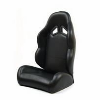 Racing Seat Racing-style Go-kart with Brackets Bucket Backrest S-single juoda