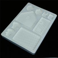 3D House Door DIY Silicone Gingerbread Fondant Mould Cake Decoration Chocolate Christmas Baking Mold rožinė