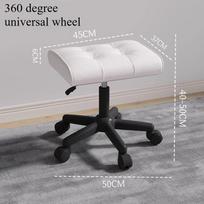 Adjustable Height Foot Rest for Office Chair, Under Desk Elevating Footstool with Memory Foam, Ergonomic Home Sofa Leg Rest balta