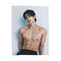 Byeon Wooseok pilvo raumenų pledas, Byeon Wooseok pledas, KDramos pledas, Byeon Wooseok 2026, Byeon Wooseok Kdrama 150x200cm