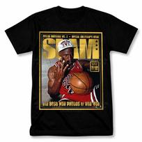 SLAM Michael Jordan Chicago Bulls Graphic T Shirt Vintage Basketball Fan Tee 4XL brown