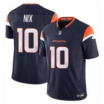 NFL Denver Broncos 10 Bo Nix Football Jersey Short Sleeve Mens Sportswear 3rd Gen Navy In Stock