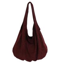 Suede Tote Bag With Car Stitching And Zip Closure For Street Style Womens Fashion Red black