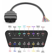 Pilnas 16 kontaktų moteriškas ir vyriškas DIY OBD2 automobilio prailginimo laidas Moteriškas Automobilio diagnostikos įrankis Skaitytuvas OBD2 jungties laidas 30cm gray