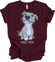 Pibble Mom Pittie Love Pitbull T-Shirt Funny Dog Mom Gift Pit Bull Puppy Graphic 3XL