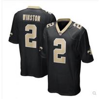 New Orleans Saints NFL Football Jersey Kamara 41 Winston 4 Carr Cotton Sports Fan Apparel Men Women XXXL