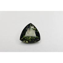 Certified Natural Awesome Green Moldavite Trillion Cut 9+ Ct Stunning Gemstone 13.7 mm (Approx.)