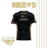 Faker Jersey League of Legends World Champion All-black Team Jersey T-shirt Lol Esports Lck T1 Team Large  Top 6XL beige