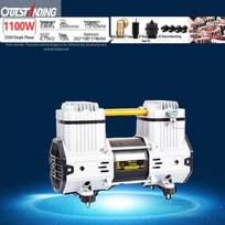 Silent Oil-Free Air Compressor Motor with Copper Wire: 550W, 750W, 800W Universal Head Single Phase 1680W Real Data