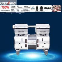 Silent Oil-Free Air Compressor Motor with Copper Wire: 550W, 750W, 800W Universal Head Single Phase 1680W Real Data
