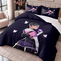 Clove Valorant 3Pcs Bedding Set Duvet Cover With Two Pillowcases For Bedroom Home Decoration 140cmx210cm