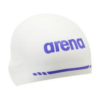 ARENA Unisex Aquaforce 3D plaukimo kepuraitė, minkšto tipo, dydis M, balta/violetinė, WA patvirtinta, lenktyninė plaukimo kepuraitė AS6SSC02UB white