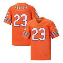 Men's #23 Hester Orange Football Jersey, Embroidered Name & Number, Sports Fan Jersey For Game Day Daily 3XL white