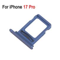 Dual Version SIM Card Tray For iPhone 17 Pro / 17 Pro Max, SIM+SIM Card Tray Replacement Part 17 Pro (Blue) gray