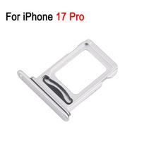 Dual Version SIM Card Tray For iPhone 17 Pro / 17 Pro Max, SIM+SIM Card Tray Replacement Part 17 Pro (White)