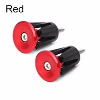 Bicycle Parts Cycling Handlebar Grips Covers Bike Handle End Plugs Handle Bar Cap  Aluminum Alloy black
