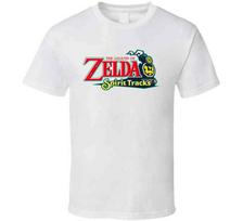 The Legend Of Zelda Spirit Tracks Retro Video Game Unisex T-shirt L white