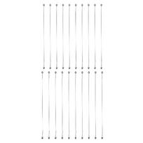 10 Pieces Cheese Slicing Wire Cooking Baking Tool Multipurpose Butter Cutter Wires Replacement for Slicing Cheeses Spam Cake 6 5 inch white